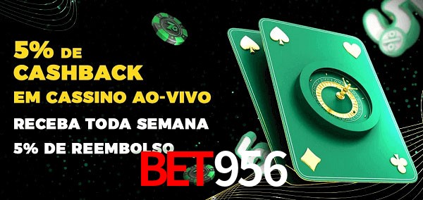 Promoções do cassino ao Vivo bet956